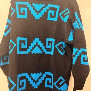 Vintage Southwestern Geometric Sweater Limited Imports 1957 Collection